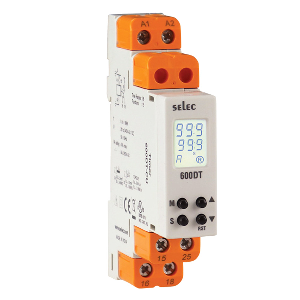 Timer đa chức năng hiển thị màn hình Selec 600DT