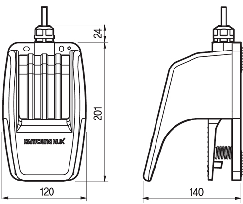 Kích thước công tắc bàn đạp Hanyoung HY-105N Kích thước công tắc bàn đạp Hanyoung HY-105N