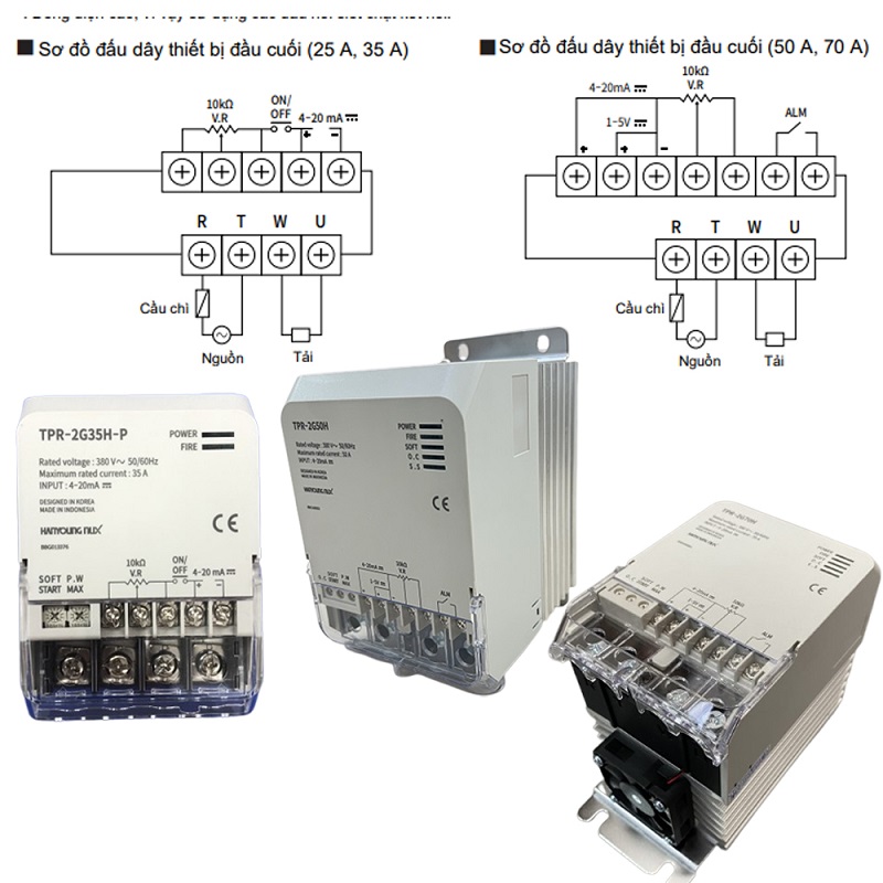 sơ đồ đấu dây TPR-2G