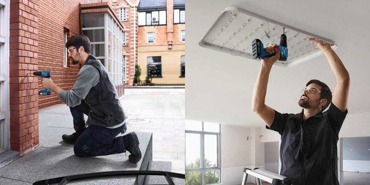 Máy khoan động lực dùng pin Bosch GSB 185 LI mạnh mẽ trong công việc